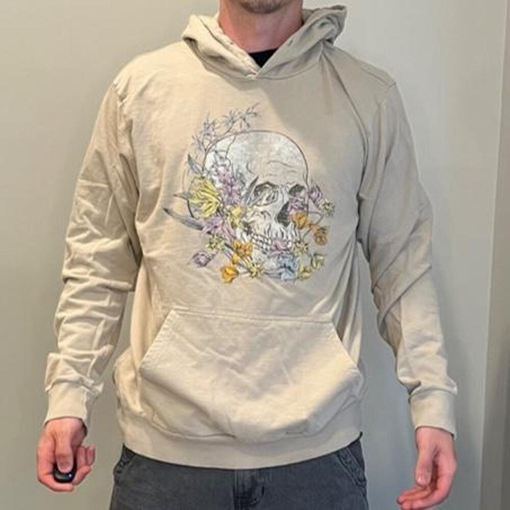 Life Is A Joke beige/tan pullover hoodie